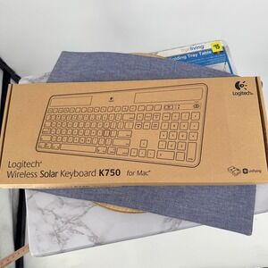 Logitech K750 Wireless Solar Keyboard Mac Silver White Y-R0016 Ultra Slim